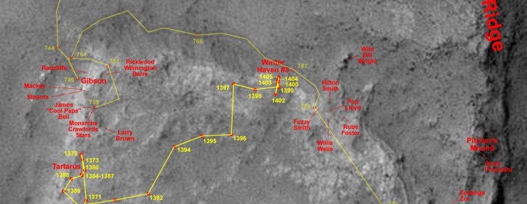 Roverposition an Sol 1405