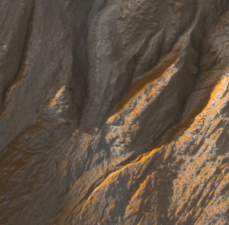 Gully in Terra Sienum